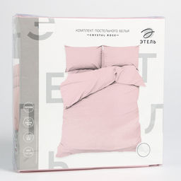Постельное бельё Этель 1,5 сп Crystal rose 143х215, 150х214, 50х70см-2 шт,100% хлопок, поплин 125г/м2 фото 11
