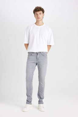 Pedro Slim Fit Джинсовые брюки узкого кроя с нормальной талией и узкими штанинами - Defacto фото 9
