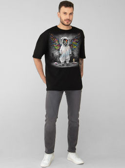 Мужская футболка оверсайз Catsy