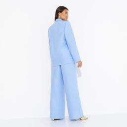 Брючный костюм‑двойка Чистота линий (2 в 1 голубой) - Charutti фото 5