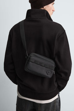 RUBBERISED CROSSBODY BAG