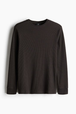 Camiseta en punto gofrado Slim Fit - H&m фото 10