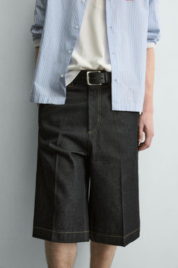 RELAXED FIT BERMUDA SHORTS - Zara фото 5