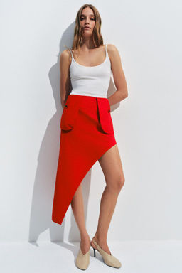 ASYMMETRIC POCKET SKIRT ZW COLLECTION - Zara фото 9