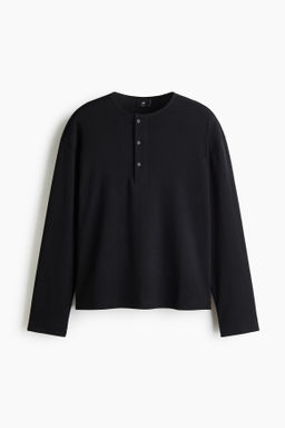 Camiseta con cuello panadero Relaxed Fit - H&m фото 3
