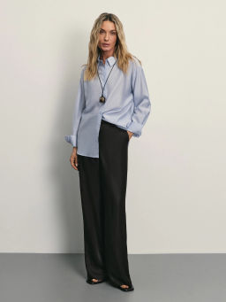 Блузка прямого кроя с содержанием льна / Zarina фото 2