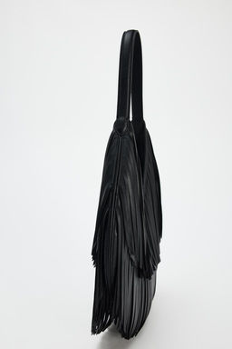 FRINGED TOTE BAG - Zara фото 5