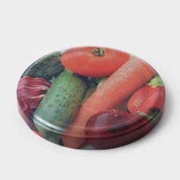 Цена за 40 шт. Крышка для консервирования «Элитная», ТО-89 мм, жесть, винтовая, лак, литография, фасовка 20 шт., МИКС