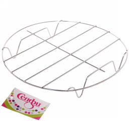 Цена за 5 шт. Подставка под горячее металлическая "Полосы" 20см Селфи