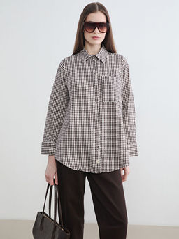 Ekose Kad?n G?mlek Tunik