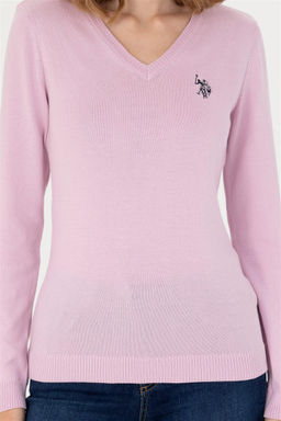 U. S. Polo Assn Женский базовый свитер с v-образным вырезом Магнолия - U.s. polo assn фото 14