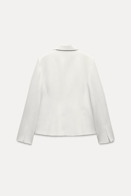 FITTED DOUBLE-BREASTED BLAZER ZW COLLECTION - Zara фото 11