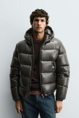 CAZADORA 80% PLUM?N - 20% PLUMA WATER REPELLENT / Khaki oscuro - Zara фото 2