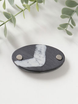 Магнит "Погонщик оленей" (барельеф), 4,5см