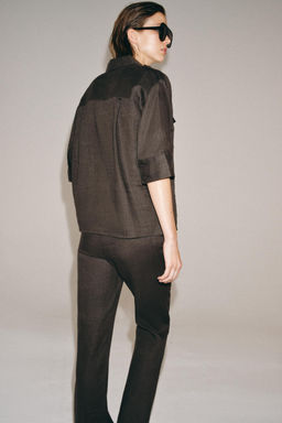 PANTAL?N FLARE LINO ZW COLLECTION / Vis?n - Zara фото 5