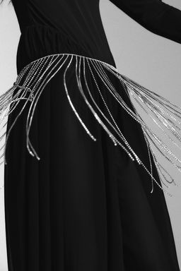 SKIRT-STYLE RHINESTONE BELT - Zara фото 3