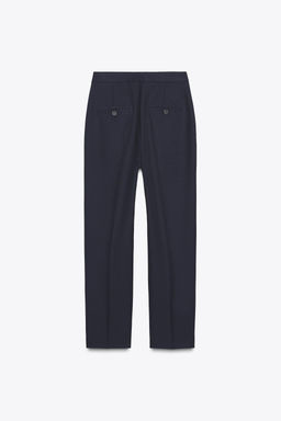 STRAIGHT-LEG TROUSERS