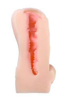 Мастурбатор реалистичный TOYFA Juicy Pussy Cherry Ripe, SoftSkin, телесный, 15см фото 7