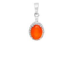 Подвеска из серебра сердолик, Джайв