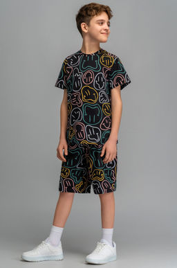 Хлопковый костюм для мальчика Happyfox