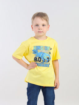 CRB wear / CWKB 63954-30 Футболка для мальчика,желтый/Ex.Cherubino