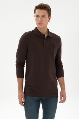 Erkek Koyu Kahverengi Basic Sweatshirt - U.s. polo assn фото 15