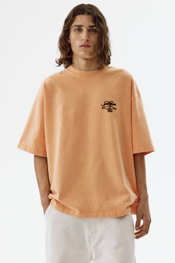 Camiseta estampada de algod?n Oversized Fit - H&m фото 4