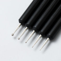 Инструменты для модел-ния и придания формы набор 5 шт 15 см пластик, резина,металл МИКС - Арт узор фото 2