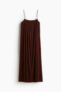 Vestido plisado de tirantes