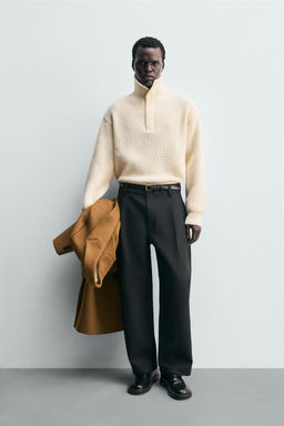 STRUCTURED HIGH NECK JUMPER