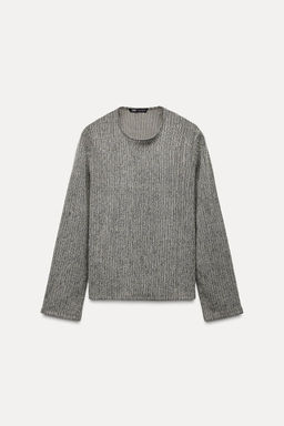 TEXTURED TOP WITH BOW - Zara фото 12