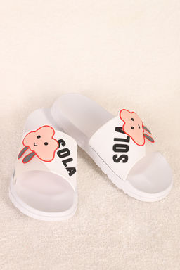 Шлепанцы белые резиновые