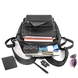 Рюкзак мужской, кожа, MIRONPAN 19153 Черный фото 6