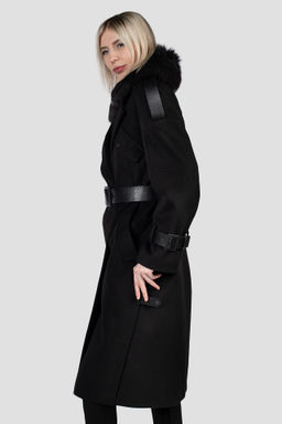 Мех натуральный (песец) Пальто утепленное Термофинн 100 г - El podio фото 7