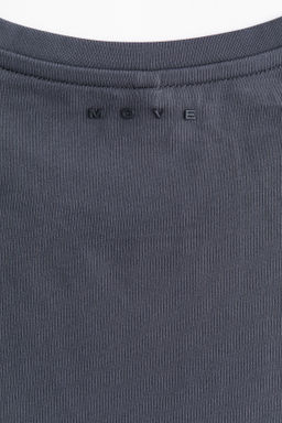 Camiseta de deporte boxy sin mangas con DryMove - H&m фото 9