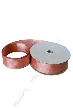 Лента декоративная 3,8 см*40 ярд (с проволокой по краям) 38-61