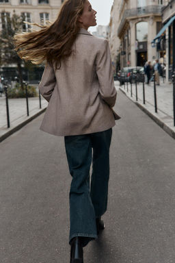 HERRINGBONE WOOL BLAZER - Zara фото 5