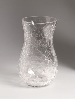 Ваза «Паутинка», грация, 19.5×10.5 см, стекло, прозрачная