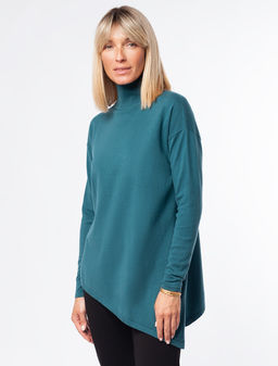 VILATTE / Асимметричный свитер тонкой вязки