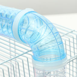 Клетка для грызунов с туннелем, 47 х 30 х 30, см, белая - Пижон фото 7