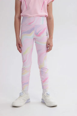Легинсы розовый