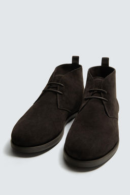 BOTA PIEL / Marr?n - Zara фото 5