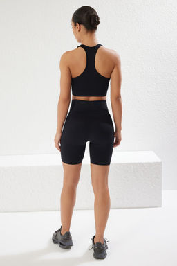 TRENDYOLMILLA Siyah Seamless/Dikissiz Orme Spor Sort/K?sa Tayt THMSS25TY00010  фото 5