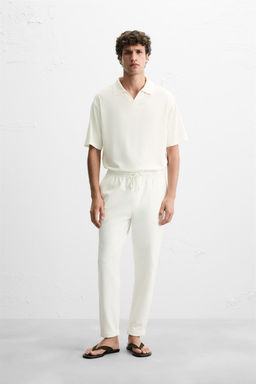 EASY CARE JOGGER WAIST TROUSERS - Zara фото 20
