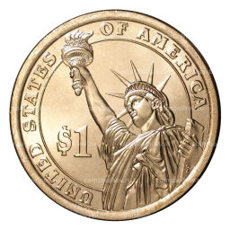 1 доллар 2009 года D Джеймс Полк 11-й президент США