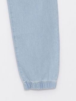 Rahat Kal?p Beli Lastikli Erkek ?ocuk Jean Jogger Pantolon - Waikiki фото 3