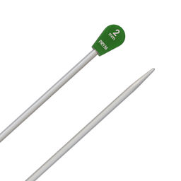 Спицы PRYM 191461 прямые алюминий d 2.0 мм 35 см 2 шт с наконечниками фото 4