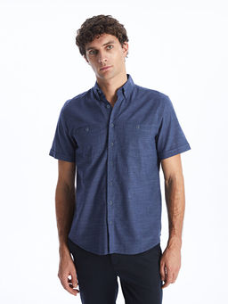 Regular Fit K?sa Kollu Erkek G?mlek