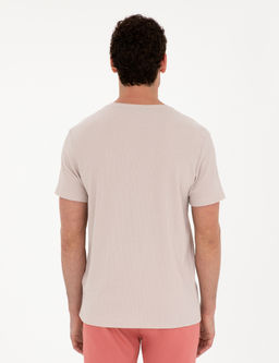 Bej Slim Fit Ti__rt