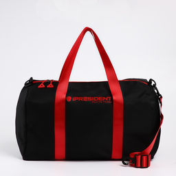 Сумка спортивная PRESIDENT, 47 x 28 x 24 см, цвет черный - Simaland фото 5